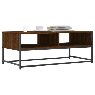 vidaXL Τραπεζάκι Σαλονιού Καφέ Δρυς 100x51x40cm Επεξεργασμ. Ξύλο 1 τεμ.