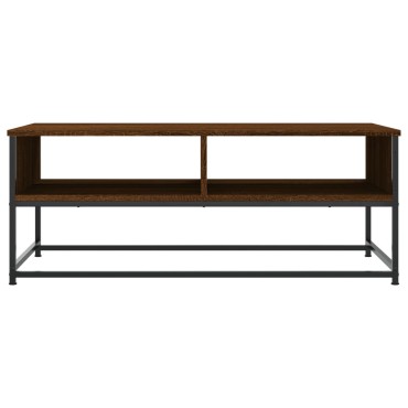 vidaXL Τραπεζάκι Σαλονιού Καφέ Δρυς 100x51x40cm Επεξεργασμ. Ξύλο 1 τεμ.