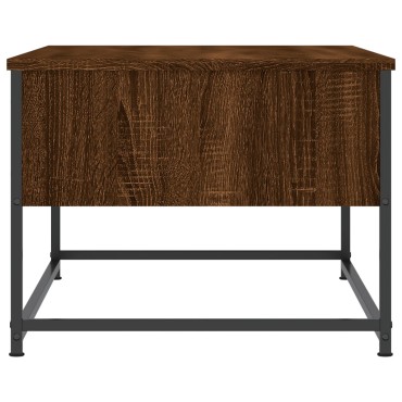 vidaXL Τραπεζάκι Σαλονιού Καφέ Δρυς 100x51x40cm Επεξεργασμ. Ξύλο 1 τεμ.