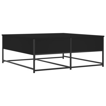 vidaXL Τραπεζάκι Σαλονιού Μαύρο 100x99x40cm από Επεξεργ. Ξύλο 1 τεμ.