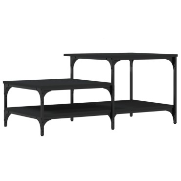 vidaXL Τραπεζάκι Σαλονιού Μαύρο 100x50,5x45cm από Επεξεργασμένο Ξύλο 1 τεμ.