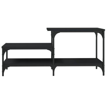vidaXL Τραπεζάκι Σαλονιού Μαύρο 100x50,5x45cm από Επεξεργασμένο Ξύλο 1 τεμ.