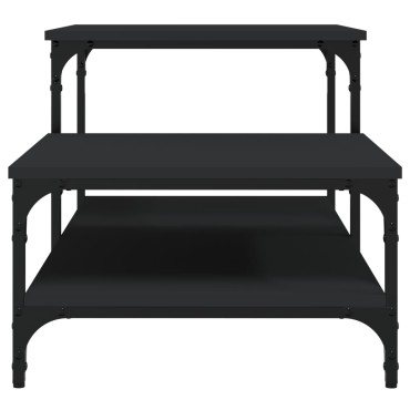vidaXL Τραπεζάκι Σαλονιού Μαύρο 100x50,5x45cm από Επεξεργασμένο Ξύλο 1 τεμ.