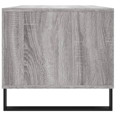 vidaXL Τραπεζάκι Σαλονιού Γκρι Sonoma 90x49x45cmΕπεξεργασμένο Ξύλο 1 τεμ.