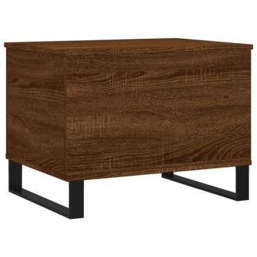vidaXL Τραπεζάκι Σαλονιού Καφέ Δρυς 60x44,5x45cm Επεξεργασμένο Ξύλο 1 τεμ.