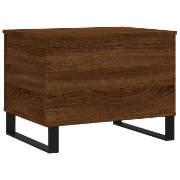 vidaXL Τραπεζάκι Σαλονιού Καφέ Δρυς 60x44,5x45cm Επεξεργασμένο Ξύλο 1 τεμ.