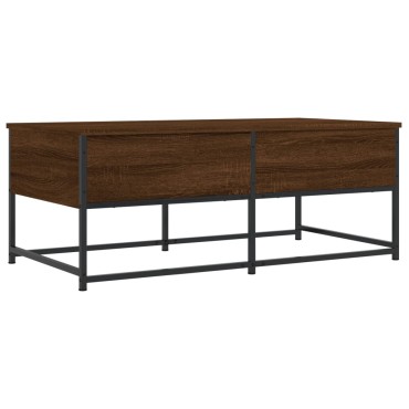 vidaXL Τραπεζάκι Σαλονιού Καφέ Δρυς 100x51x40cm Επεξεργασμ. Ξύλο 1 τεμ.