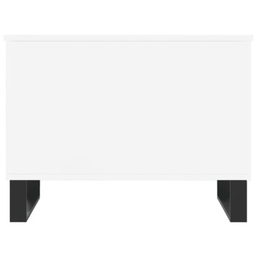 vidaXL Τραπεζάκι Σαλονιού Λευκό 60x44,5x45cm από Επεξεργασμένο Ξύλο 1 τεμ.