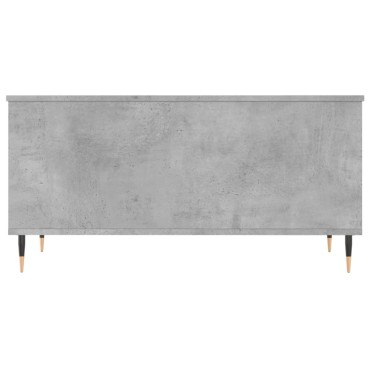 vidaXL Τραπεζάκι Σαλονιού Γκρι Σκυροδ. 90x44,5x45cm Επεξεργ. Ξύλο 1 τεμ.
