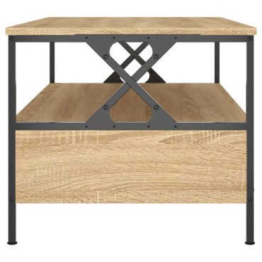 vidaXL Τραπεζάκι Σαλονιού Sonoma Δρυς 100x51x45cm Επεξεργ. Ξύλο 1 τεμ.