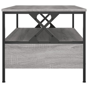 vidaXL Τραπεζάκι Σαλονιού Γκρι Sonoma 100x51x45cm Επεξεργ. Ξύλο 1 τεμ.