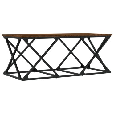 vidaXL Τραπεζάκι Σαλονιού Καφέ Δρυς 100x49x40cm Επεξεργασμένο Ξύλο 1 τεμ.
