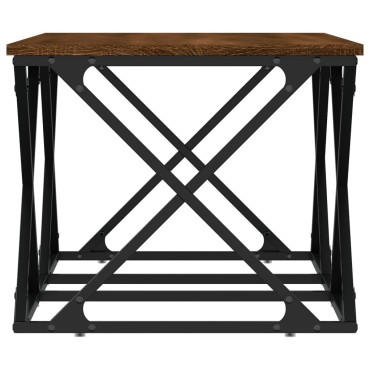 vidaXL Τραπεζάκι Σαλονιού Καφέ Δρυς 100x49x40cm Επεξεργασμένο Ξύλο 1 τεμ.