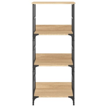 vidaXL Βιβλιοθήκη Sonoma Δρυς 50x33x117,5cm Επεξεργασμένο Ξύλο 1 τεμ.