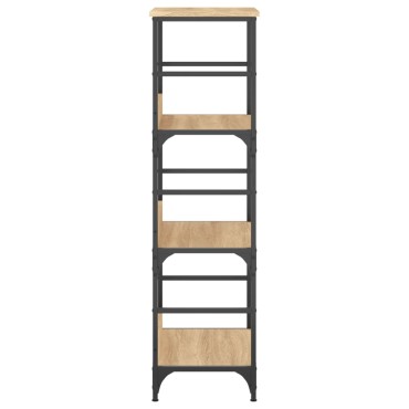 vidaXL Βιβλιοθήκη Sonoma Δρυς 50x33x117,5cm Επεξεργασμένο Ξύλο 1 τεμ.