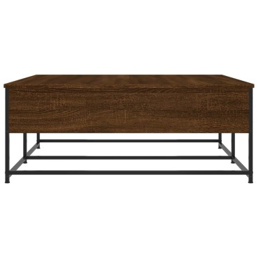 vidaXL Τραπεζάκι Σαλονιού Καφέ Δρυς 100x99x40cm Επεξεργ. Ξύλο 1 τεμ.
