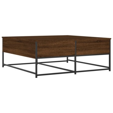 vidaXL Τραπεζάκι Σαλονιού Καφέ Δρυς 100x99x40cm Επεξεργ. Ξύλο 1 τεμ.