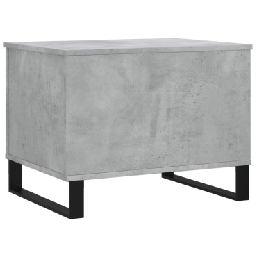 vidaXL Τραπεζάκι Σαλονιού Γκρι Σκυρ. 60x44,5x45cm Επεξεργ. Ξύλο 1 τεμ.