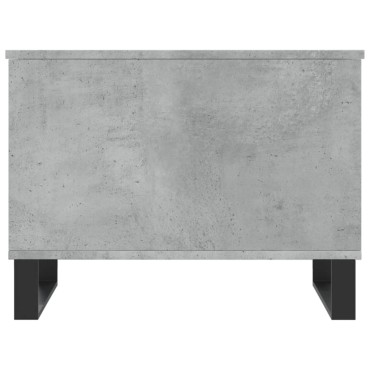 vidaXL Τραπεζάκι Σαλονιού Γκρι Σκυρ. 60x44,5x45cm Επεξεργ. Ξύλο 1 τεμ.