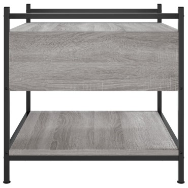 vidaXL Τραπεζάκι Σαλονιού Γκρι Sonoma 50x50x50cm Επεξεργασμένο Ξύλο 1 τεμ.