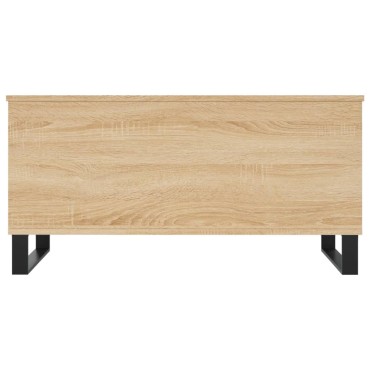 vidaXL Τραπεζάκι Σαλονιού Sonoma Δρυς 90x44,5x45cm Επεξεργασμένο Ξύλο 1 τεμ.