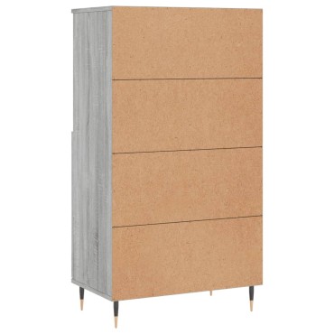 vidaXL Ντουλάπι Γκρι Sonoma 60x36x110cm από Επεξεργασμένο Ξύλο 1 τεμ.