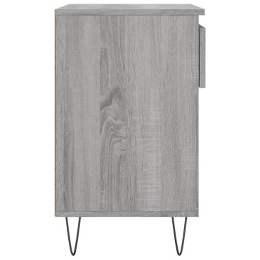 vidaXL Παπουτσοθήκη Γκρι Sonoma 70x36x60cm από Επεξεργασμένο Ξύλο