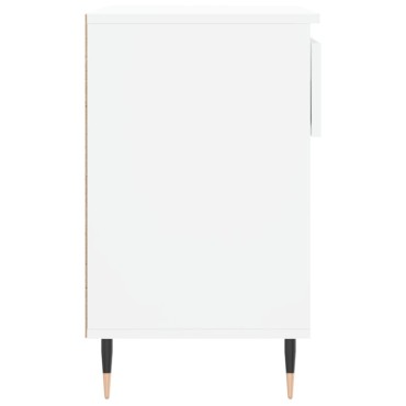 vidaXL Παπουτσοθήκη Λευκή 70x36x60cm από Επεξεργασμένο Ξύλο