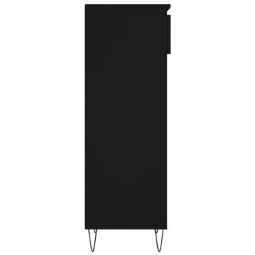 vidaXL Παπουτσοθήκη Μαύρη 40x36x105cm από Επεξεργασμένο Ξύλο