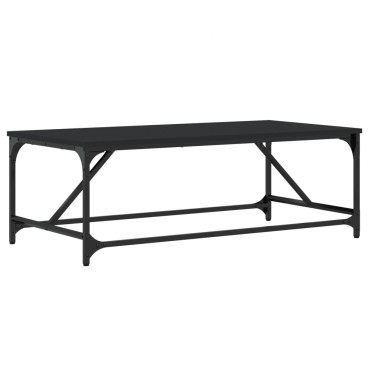 vidaXL Τραπεζάκι Σαλονιού Μαύρο 100x50x35cm από Επεξεργασμένο Ξύλο 1 τεμ.