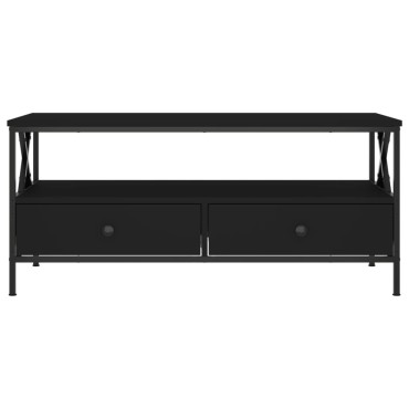 vidaXL Τραπεζάκι Σαλονιού Μαύρο 100x51x45cm από Επεξεργασμένο Ξύλο 1 τεμ.