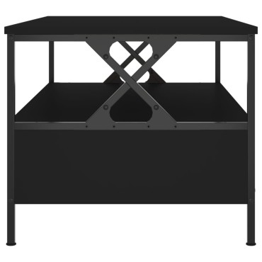 vidaXL Τραπεζάκι Σαλονιού Μαύρο 100x51x45cm από Επεξεργασμένο Ξύλο 1 τεμ.