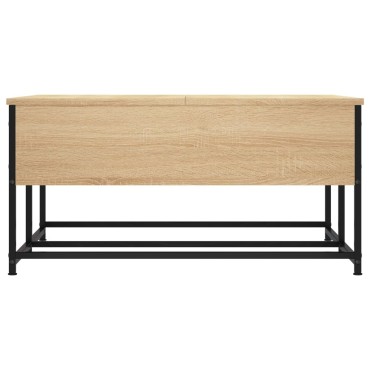 vidaXL Τραπεζάκι Σαλονιού Sonoma Δρυς 80x80x40cm Επεξεργασμένο Ξύλο 1 τεμ.
