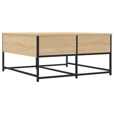 vidaXL Τραπεζάκι Σαλονιού Sonoma Δρυς 80x80x40cm Επεξεργασμένο Ξύλο 1 τεμ.