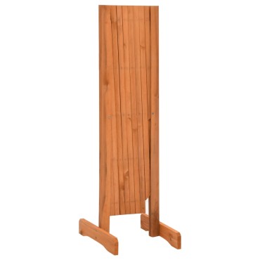 vidaXL Καφασωτό Φράχτης Κήπου Πορτοκαλί 150x80cm Μασίφ Ξύλο Ελάτης