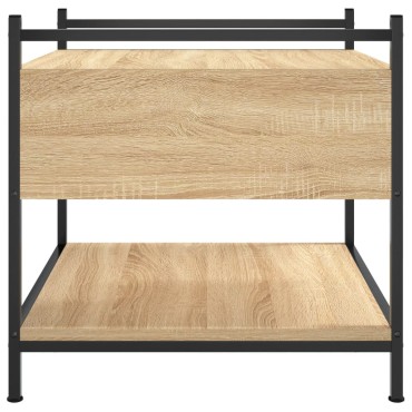 vidaXL Τραπεζάκι Σαλονιού Sonoma Δρυς 50x50x50cm Επεξεργασμένο Ξύλο 1 τεμ.
