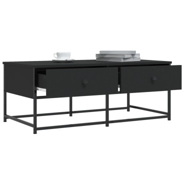 vidaXL Τραπεζάκι Σαλονιού Μαύρο 100x51x40cm Επεξεργασμένο Ξύλο 1 τεμ.