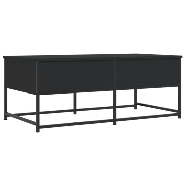 vidaXL Τραπεζάκι Σαλονιού Μαύρο 100x51x40cm Επεξεργασμένο Ξύλο 1 τεμ.