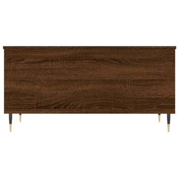 vidaXL Τραπεζάκι Σαλονιού Καφέ Δρυς 90x44,5x45cm Επεξεργασμένο Ξύλο 1 τεμ.