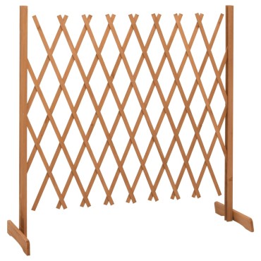 vidaXL Καφασωτό Φράχτης Κήπου Πορτοκαλί 180x100cm Μασίφ Ξύλο Ελάτης