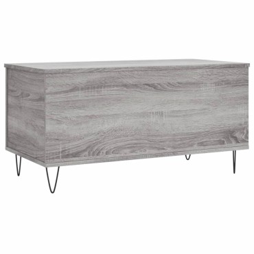vidaXL Τραπεζάκι Σαλονιού Γκρι Sonoma 90x44,5x45cmΕπεξεργασμένο Ξύλο 1 τεμ.