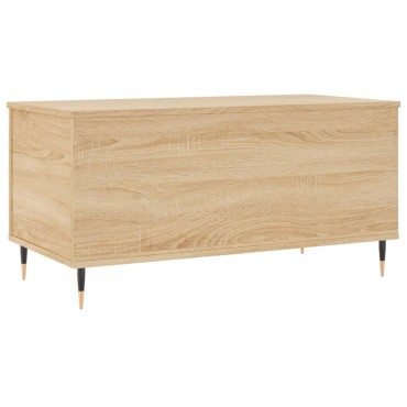 vidaXL Τραπεζάκι Σαλονιού Sonoma Δρυς 90x44,5x45cm Επεξεργασμένο Ξύλο 1 τεμ.