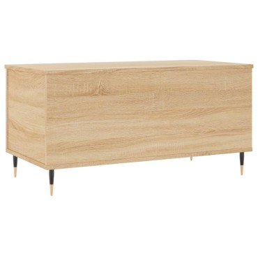 vidaXL Τραπεζάκι Σαλονιού Sonoma Δρυς 90x44,5x45cm Επεξεργασμένο Ξύλο 1 τεμ.