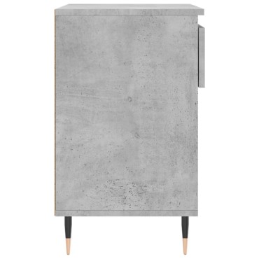 vidaXL Παπουτσοθήκη Γκρι Σκυροδέματος 70x36x60cm Επεξεργασμένο Ξύλο