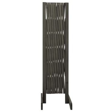 vidaXL Καφασωτό Φράχτης Κήπου Γκρι 180x100cm Μασίφ Ξύλο Ελάτης