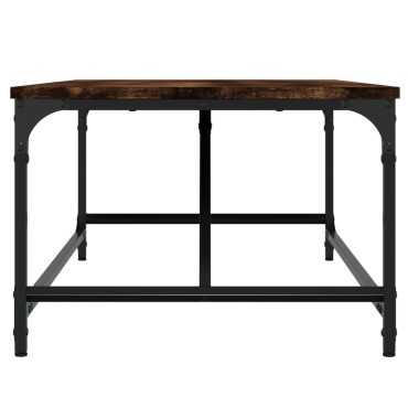 vidaXL Τραπεζάκι Σαλονιού Καπνιστή Δρυς 100x50x35cm Επεξεργ. Ξύλο 1 τεμ.