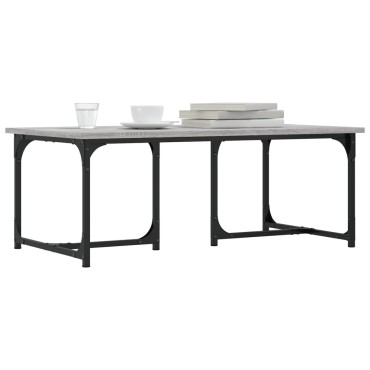 vidaXL Τραπεζάκι Σαλονιού Γκρι Sonoma 90x50x35cm Επεξεργασμένο Ξύλο 1 τεμ.