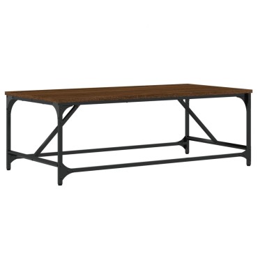 vidaXL Τραπεζάκι Σαλονιού Καφέ Δρυς 100x50x35cm Επεξεργασμ. Ξύλο 1 τεμ.