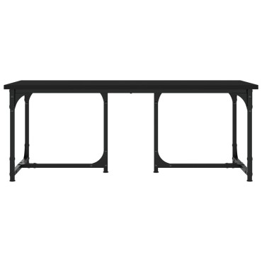 vidaXL Τραπεζάκι Σαλονιού Μαύρο 90x50x35cm Επεξεργασμένο Ξύλο 1 τεμ.