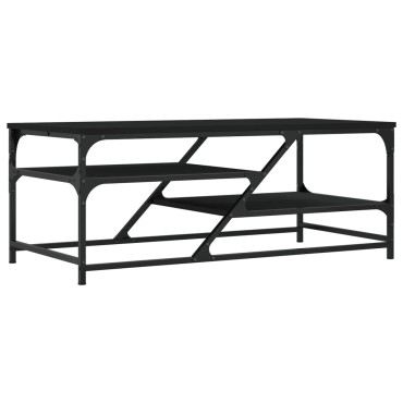 vidaXL Τραπεζάκι Σαλονιού Μαύρο 100x49x40cm από Επεξεργ. Ξύλο 1 τεμ.